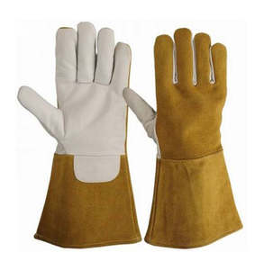 Gants en cuir en gros OEM, logo personnalisé, cuir de vache souple, adhérence durable pour le travail industriel, la sécurité et la protection en extérieur - Product Image 2