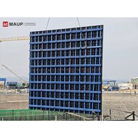 Panneaux de coffrage modulaires en ABS pour murs de soutènement, économiseurs de main-d'œuvre, réutilisables plus de 100 fois, en plastique, pour sites éloignés