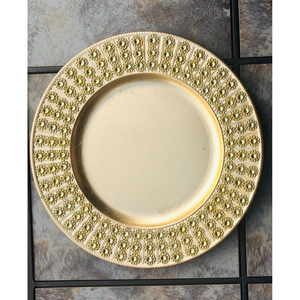 Charger and Place <b>Mats</b> Salad Dessert <b>Plate</b> for Home Hotel Restaurant Tabletop Place <b>Mats</b> for All Events Decor Charger <b>Plates</b> - Product Image 4