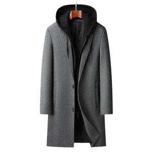 Nouveau manteau long en laine à la mode pour hommes saison automne et hiver manteau en laine pour hommes à la personnalisation en gros hiver de haute qualité - Product Image 6