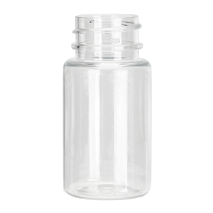 Best Seller 1.5 oz (40 Cc) Clear PET Plastic Packer <b>Bottle</b> 28mm Customization for <b>Medicine</b> Pill Use Manufactured in Vietnam - Product Image 2