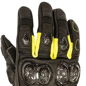 ถุงมือมอเตอร์ไซด์แบบสั้นสำหรับผู้ชาย, อุปกรณ์ขับขี่กันตกหน้าจอสัมผัสระบายอากาศได้ดีพร้อมปลอกหุ้มแบบแข็ง - Product Image 4