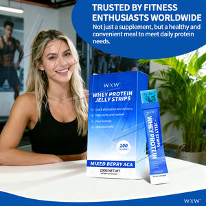 맞춤형 유청 단백질 젤리 구미 OEM ODM 자체 브랜드 근육 에너지 라벨 피트니스 영양 보충제 - Product Image 6