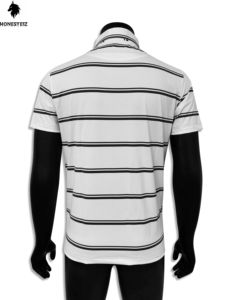 Polo de Golf táctico 3D de rendimiento para hombre, camiseta de manga corta de secado rápido, 100% poliéster, diseño sólido, técnicas bordadas - Product Image 6