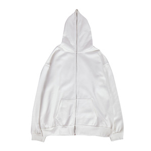 OEM Full <b>Zip</b> <b>Hoodie</b> 250g Plush <b>Black</b> Zipper Men'S Hoodies Full <b>Zip</b> <b>Ups</b> Oversized <b>Hoodie</b> Custom - Product Image 5