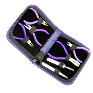 Jewelry Pliers Kit with Carbon Steel Tools for Handmade Projects-Durable Comfortable Grip Long <b>Craft</b> - Product Image 2