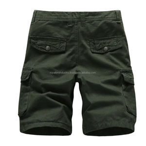 New Summer Men <b>Short</b> Pants No Belt Multi Pocket <b>Cargo</b> <b>Shorts</b> Male Cotton Green Men Casual Tactical <b>Shorts</b> - Product Image 3