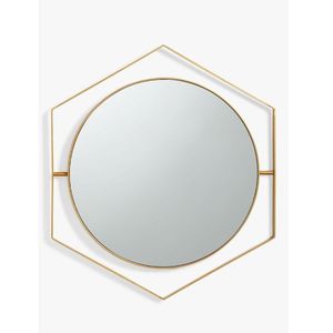 Miroir mural de maquillage en métal décoratif pour mur le plus vendu du fabricant et fournisseur indien - Product Image 4