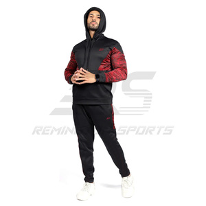 ขายส่งชุดวอร์มฟุตบอลระเหิดที่กําหนดเองชุดโพลีเอสเตอร์ขนาดบวกแจ็คเก็ตชุดวอร์มซิปฤดูหนาวสําหรับผู้ชาย - Product Image 1