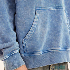 Heavyweight 400 GSM Acid Wash Hoodies Premium Quality Cotton Unisex Sweatshirts Warm Casual Wear Factory Direct Wholesale - Product Image 4