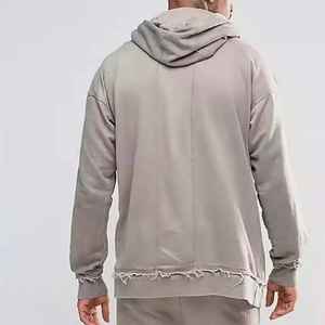 Ropa de calle de diseño personalizado para hombre Vintage Distress 100% sudaderas con capucha de algodón con estampado de sublimación para hombre - Product Image 2