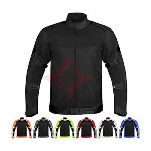 Chaqueta de Motocicleta Unisex Transpirable y Protectora de Cuero/Poliéster, Armadura de Seguridad Personalizable, para Todas las Estaciones, Doble Propósito, Aventura - Product Image 1