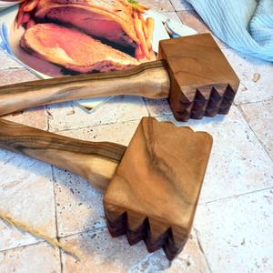 Premium Quality Wooden <b>Meat</b> <b>Mallet</b> for Steak Preparation Tenderizer Tool Kitchen Wood Hammer Best Price - Product Image 4