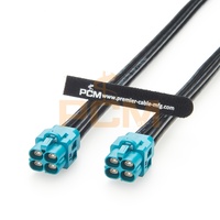 H-MTD Steckverbinder Automotive Ethernet-Kabelkonfektion Original Rosenberger E6K10D-1CAZ5-Z 10Gbps Auto Abgeschirmter Kabelbaum