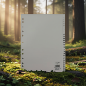 Soennecken DIN <b>A4</b> 1-54 Polypropylene Grey File <b>Folder</b> Accessories SOENNECKEN Product - Product Image 3