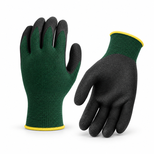 Durable Latex Coated Touchscreen Work <b>Gloves</b> Designed Strong Grip Silicone-free Breathable Comfortable Fabric Flexible - Product Image 4