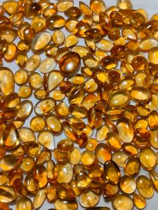 Cabujón de Cuarzo Citrino Natural, Forma Mixta, Piedra Preciosa para Joyería, Citrino Amarillo, Tamaño Cuarzo, Piedras Preciosas Sueltas de la India - Product Image 2