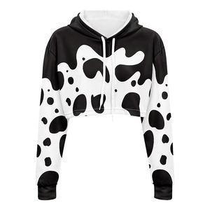 Nouveau sweat à capuche court en coton et polyester de style personnalisé au meilleur prix sweats à capuche personnalisés survêtement pour femme sweat à capuche de qualité supérieure - Product Image 5