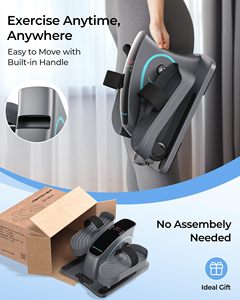 جهاز تدريب بيضاوي الشكل كهربائي صغير للاستخدام المنزلي يوضع تحت المكتب - Product Image 5