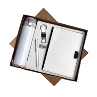 Meilleur prix pour un ensemble cadeau promotionnel personnalisé 6-en-1 (bouteille d'eau, support de téléphone portable, porte-cartes ATM, support de papeterie, cadeaux d'affaires)