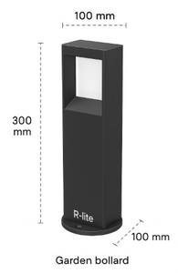 Bolardo de jardín LED para exteriores, iluminación decorativa para caminos, 300mm - Product Image 5