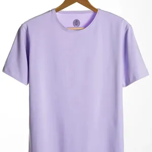 ผ้าฝ้าย Lila เสื้อยืดเปล่าขายส่งที่กําหนดเองขนาดใหญ่ผู้ชายผ้าฝ้ายเสื้อยืดพิมพ์ออกแบบผ้าฝ้ายน้ําหนักหนักสบายๆรอบคอ - Product Image 1