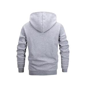 Grande taille hommes veste à glissière automne hiver décontracté sweats à capuche zippés Sport chaud à manches longues hip-hop Streetwear vêtements pour hommes - Product Image 5