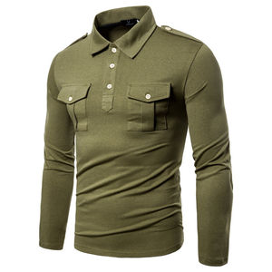 Polo de algodón 2025 para hombre de alta calidad con logotipo personalizado estampado bordado nuevo diseño al por mayor 100 - Product Image 5