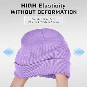 หมวกบีนนี่ไหมพรมถักมือแบบใหม่ปี 2025 ผลิตจากผ้าขนสัตว์/ฝ้าย ระบายอากาศได้ดี กันน้ำ ลายแจ็คการ์ด สำหรับผู้ใหญ่ทุกเพศ รับผลิตแบบ OEM ขายส่งและรับสั่งทำตามแบบ - Product Image 3