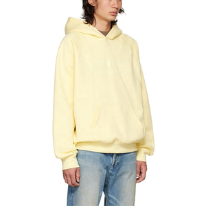 Haute qualité 100% coton français éponge pull à capuche 6XL hommes plaine teint polaire Logo personnalisé sans ficelle 1 pièce en gros hiver - Product Image 3