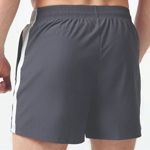High Stretch Woven Fabric Ebony Lab 360 5 Inch Superstretch <b>Shorts</b> with Side Ventilation Panels and <b>Zip</b> <b>Pockets</b> - Product Image 3
