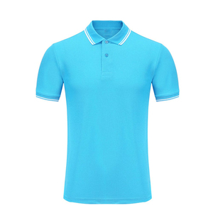 Polos sólidos transpirables de algodón de manga corta para hombre, OEM/ODM, logotipo personalizado, polo de la mejor calidad para hombre 2024 - Product Image 2