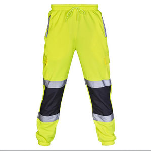 Pantalones de construcción de alta visibilidad para hombres Pantalones de trabajo de seguridad reflectantes de la mejor calidad con material de algodón Precio barato hecho en fábrica - Product Image 4