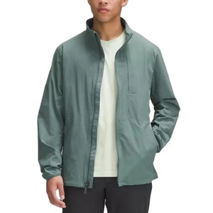 Chaqueta Cortavientos Impermeable con Logotipo Personalizado, Chaqueta Cortavientos con Cremallera para Hombre - Product Image 2