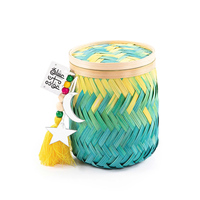 Mini panier mignon pour cadeaux panier en bambou fait à la main Ramadan Eid avec accessoires pour décorations de Ramadan 2026 de l'usine du Vietnam