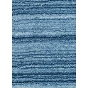 Alfombra Rectangular de Poliéster Tejida a Mano con Rayas Clásicas Azules Contour Blue para el Hogar y Habitaciones Juveniles Modelo Phpl-04 - Product Image 2