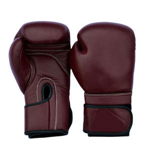 Gran oferta de guantes de boxeo de cuero de vaca personalizados de alta calidad de cuero PU cómodo nuevo diseño para Kick Boxing suministro al por mayor - Product Image 1