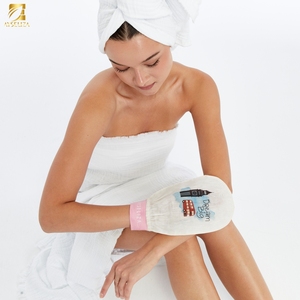 Gant corporel en soie exfoliante Soin de la peau bio au toucher doux Soin de la peau naturel Anti-âge Réutilisable Hydratant Beauté Confort - Product Image 6