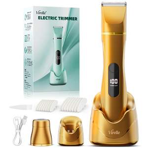 Depiladora Corporal Eléctrica Impermeable IPX7 para Mujer, Recortadora de Bikini para Depilación - Product Image 2