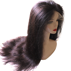 Belle 100% naturelle 10A Grade soyeuse droite pré-plumée 13x6 frontale brute perruque de cheveux humains vietnamiens suisse dentelle avant HD couleur - Product Image 4