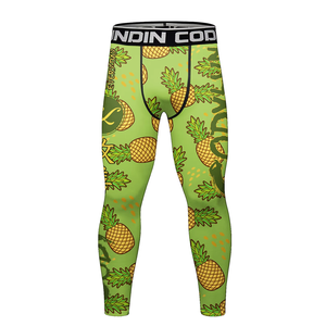 Ropa deportiva de gimnasio de fabricante profesional, pantalones de compresión transpirables de secado rápido, mallas ajustadas, patrón impreso, cintura elástica - Product Image 4