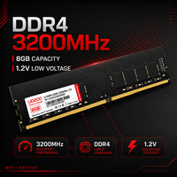 Module de mémoire RAM de bureau SHARETRONIC 8 Go DDR4 3200 MHz UDIMM, 288 broches DIMM, mise à niveau de la mémoire informatique pour PC