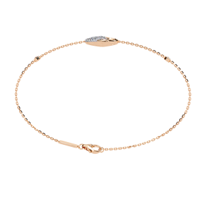 Lab Grown Diamond 14K Rose Yellow White Gold Bracelet Round Brilliant Cut VVS/VS IGI D/E Color Joyería fina clásica para mujer - Product Image 5