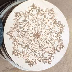 Sous-verre rond en bois de luxe vintage Style classique Meilleure qualité pour la cuisine Prix raisonnable - Product Image 5