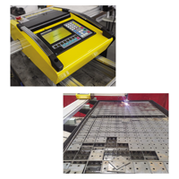 Machine de découpe plasma CNC HUGONG INTECUT-3015 portable, table de découpe plasma à flamme pour métal 1500x3000mm, moteur pas à pas, pompe à engrenages 180W 44