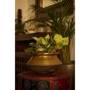 Maceta decorativa de flores para bodas y eventos, maceta hecha a mano con diseño Vintage, maceta redonda de flores de lujo para interiores para vajilla - Product Image 1