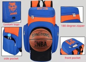 Sac à dos de basket-ball pour hommes, sac de basket-ball personnalisé - Product Image 2