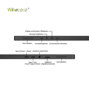 Écran portable Wisecoco 10,5 pouces 2,5K AMOLED IPS tactile, écran OLED 2560x1600 pour Raspberry Pi, ordinateur portable, PC - Product Image 5