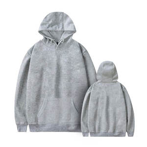 OEM Logo brodé imprimé sur mesure Sweat-shirt écologique en tricot de couleur unie pour hommes et femmes Taille européenne Loose Casual - Product Image 3