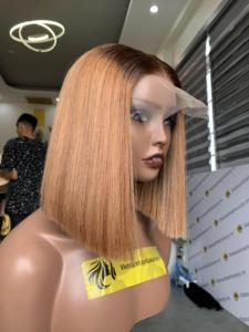 Wholesale Price Vietnamese Human Hair <b>Wig</b> Front Lace Soft Layer Cuticle Aligned High Density - Product Image 5
